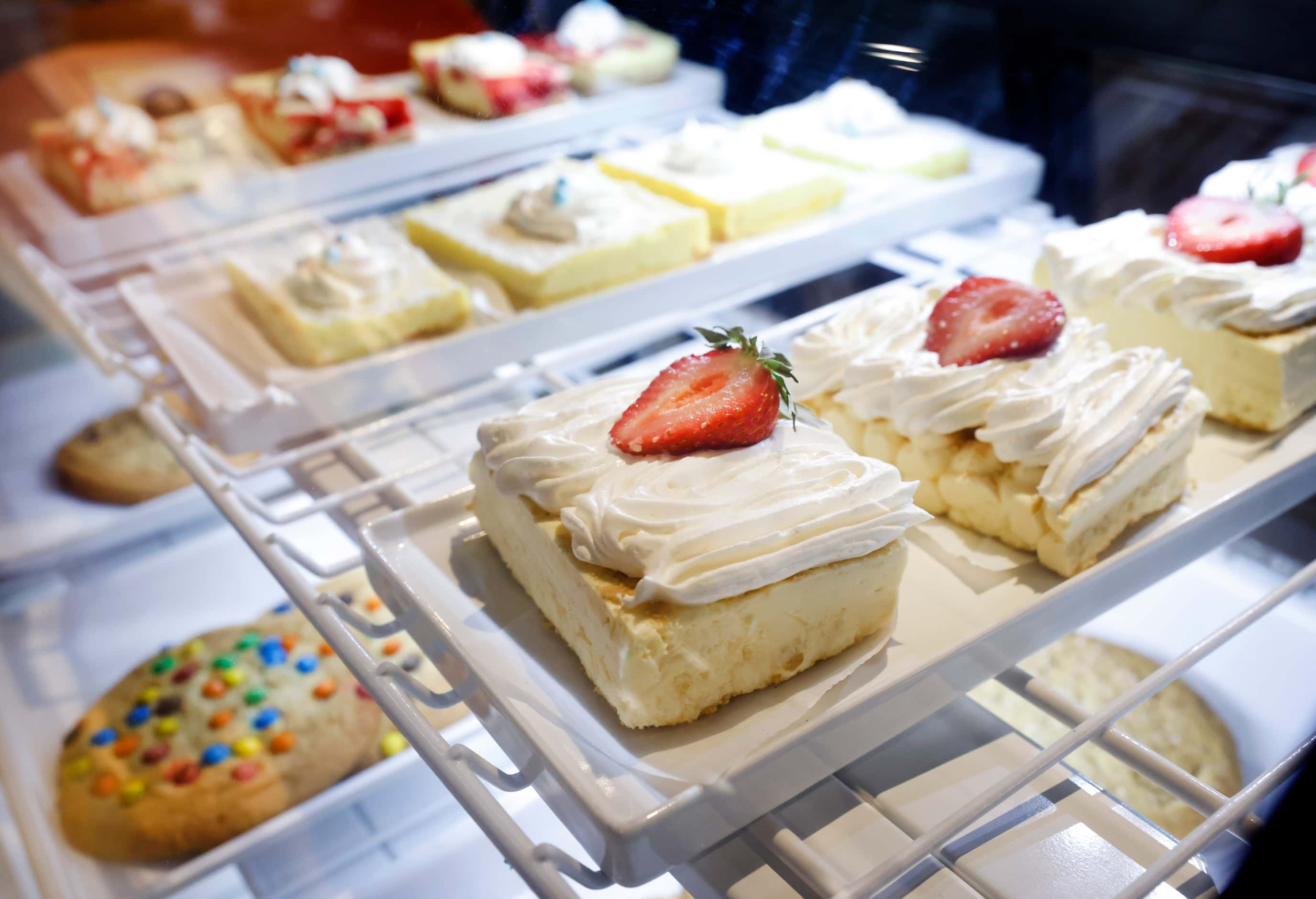 Sweet treats are on display at the newly opened Wood’s End Creamery at Great Wolf Lodge in...