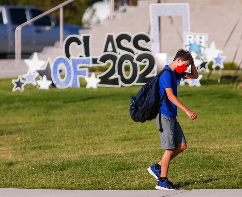 Prosper ISD's Rock Hill High School welcomed students for their first day of school...