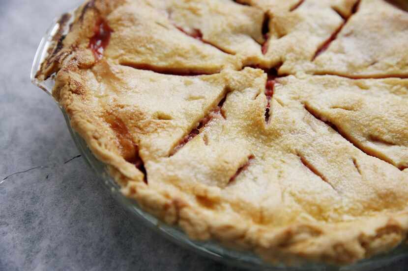 
McDonough’s strawberry rhubarb pie won a blue ribbon at the State Fair of Texas in 2015.
