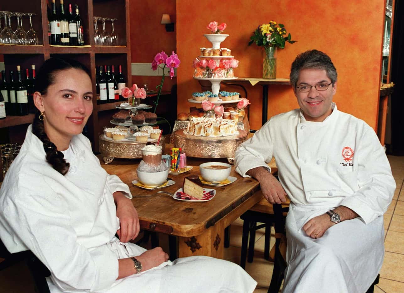 In this 2004 file photo, Dunia Borga (left) and Taco Borga had opened La Duni Latin Cafe on...