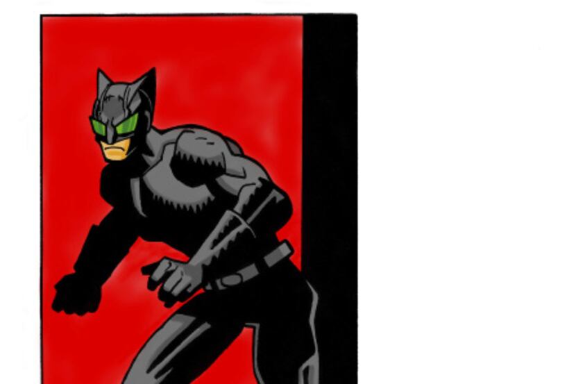 El Gato Negro is a social worker by day and a crime fighter by night.
