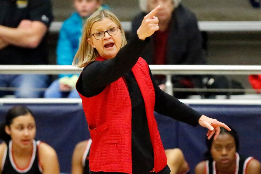 Irving MacArthur High School head coach Suzie Oelschlegel was named to the UIL's top 100...