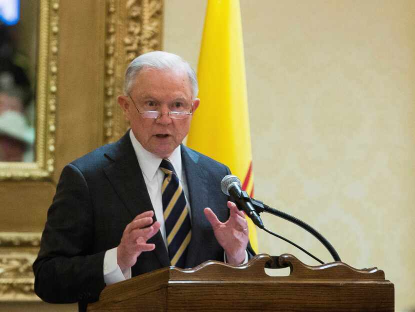 U.S. Attorney General Jeff Sessions spoke to Texas and Southwestern border sheriffs...