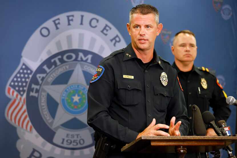 Haltom City Police Chief Cody Phillips said at a news conference Sunday, July 3, 2022, that...