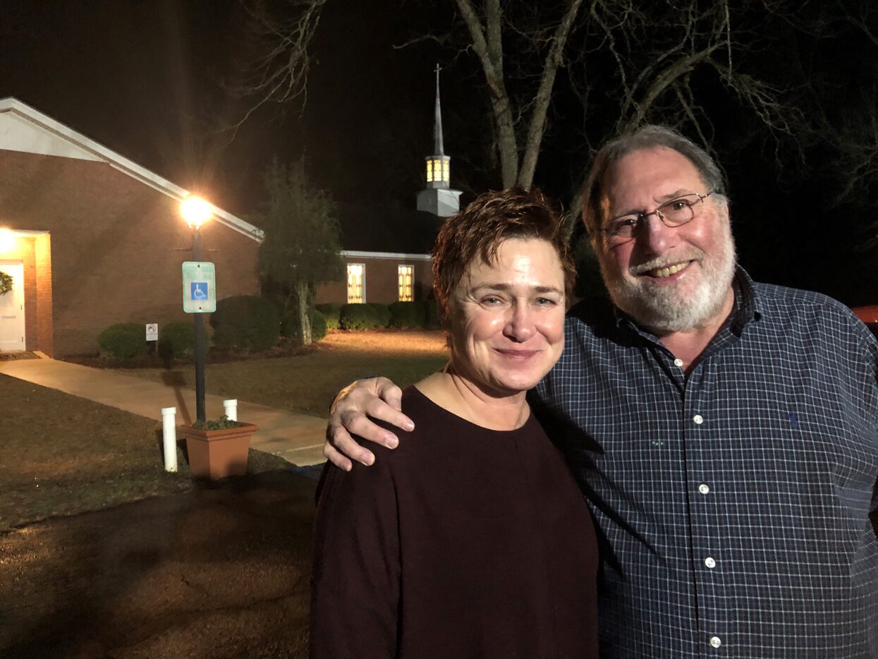 Susan and Mark Tons of St. Louis arrived at about 5 a.m. for Jimmy Carter's 10 a.m. Sunday...