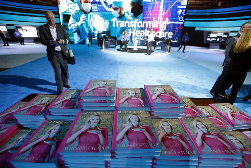 An innovation showroom at the AT&T Business Summit included a display of Reese Witherspoon's...