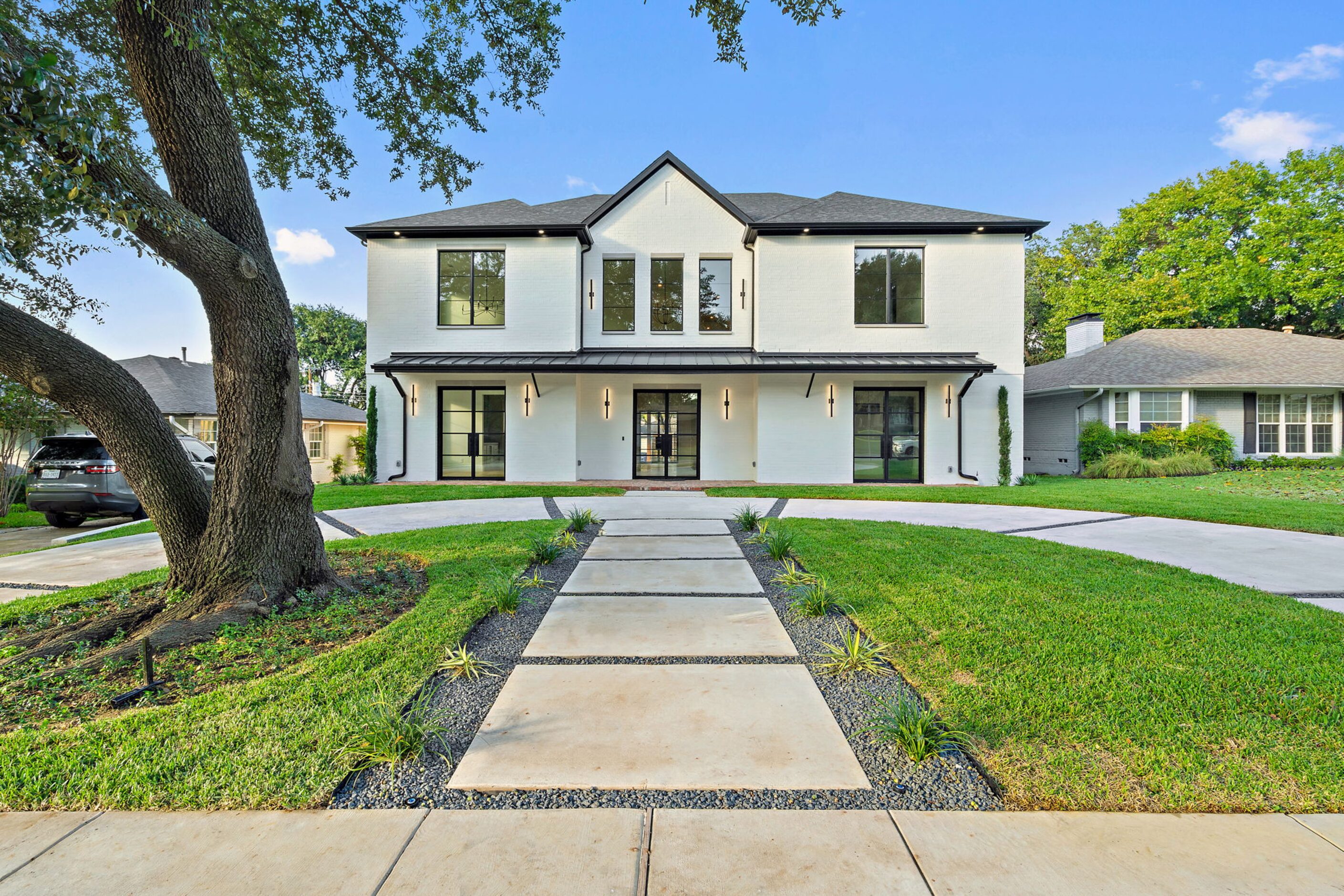 Strange & Sons Development built this University Park home that spans 5,586 square feet.