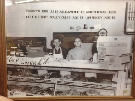 Jim Riscky (right) of Riscky's BBQ is shown here in 1959. He was 18 years old. Riscky...