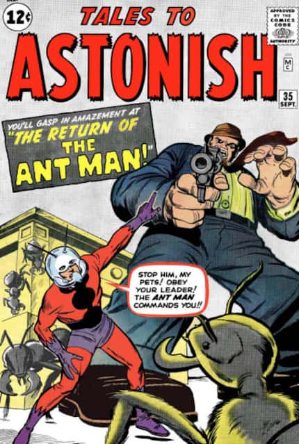 The first-ever appearance of the Ant-Man