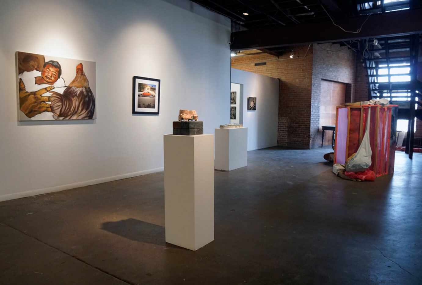 Contemporary art from photography to new media fills the space at 500X Gallery.
