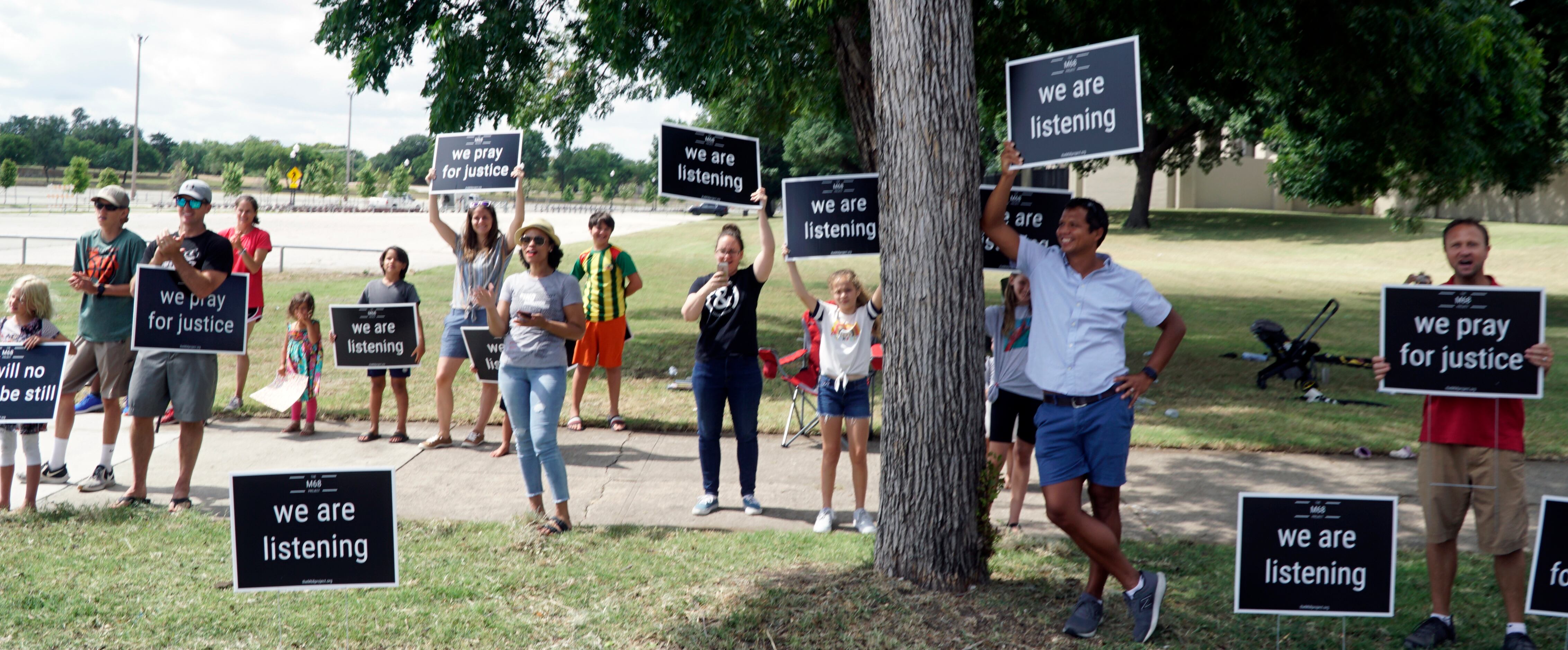 People lined the streets in Fort Worth as 93-year old activist Opal Lee marched 2.5 miles as...