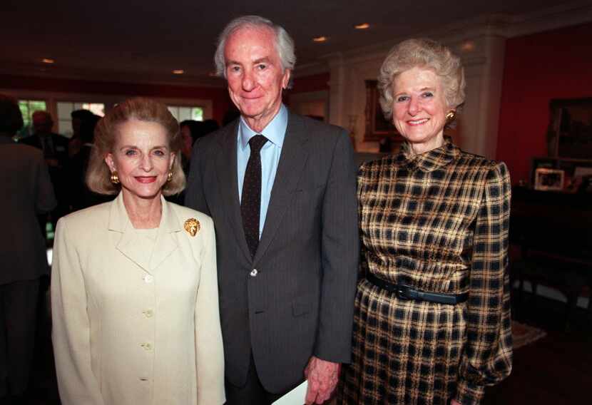 Left to right, Nancy Dedman, Peter O' Donnell and Edith O'Donnell at the Annual Fund...