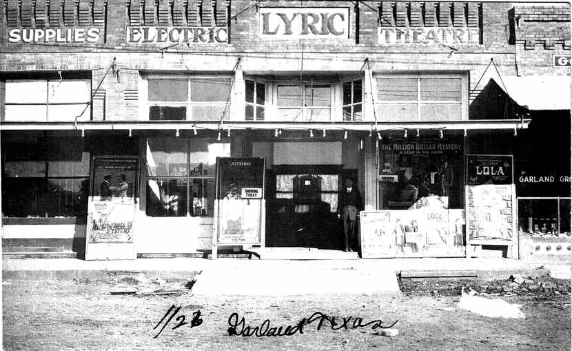 The Lyric Theatre opened in the Murphy building on the north side of Garland's downtown...