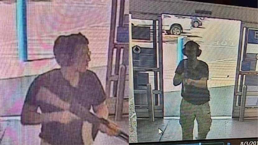 Surveillance footage shows the AK-style rifle carried by the man who shot up a Walmart in El...