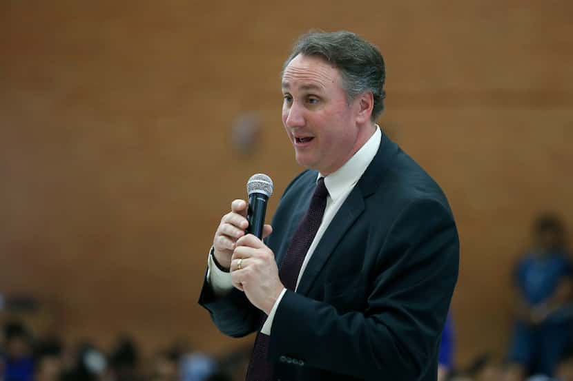 Dr. David Vroonland, superintendent of Mesquite ISD. (Jae S. Lee/The Dallas Morning News)
