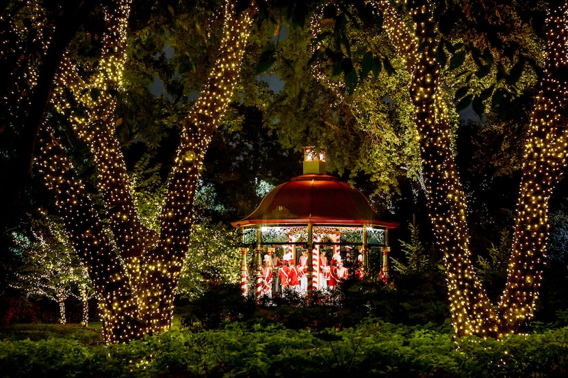 The Dallas Arboretum will be transformed into a holiday wonderland for Holiday at the...