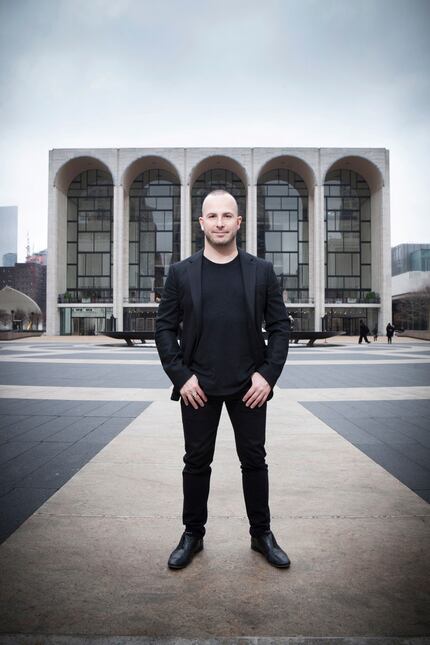 Yannick Nézet-Séguin in front of the The Metropolitan Opera, New York City, N.Y.