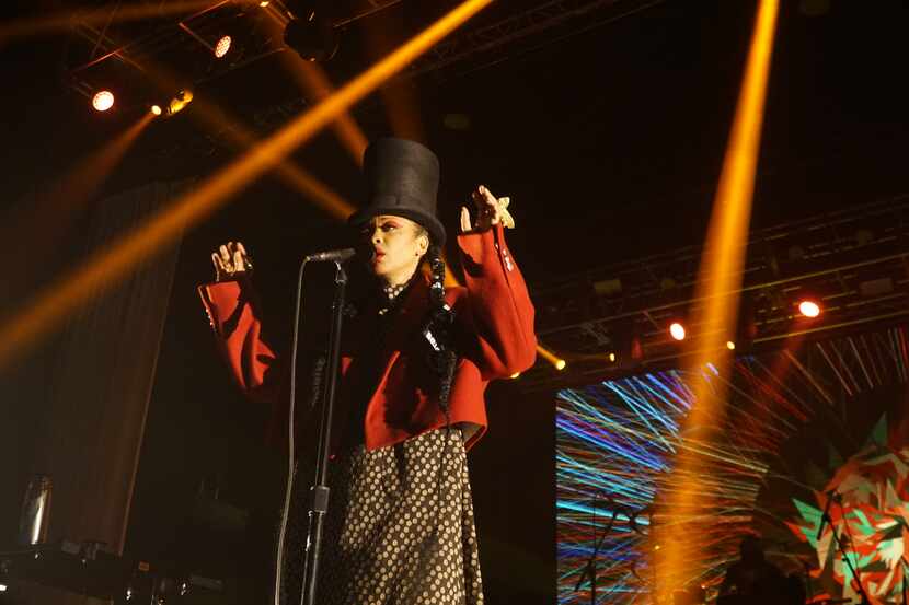 Erykah Badu performs at The Bomb Factory in Dallas on Feb. 22, 2020. Badu will perform at...
