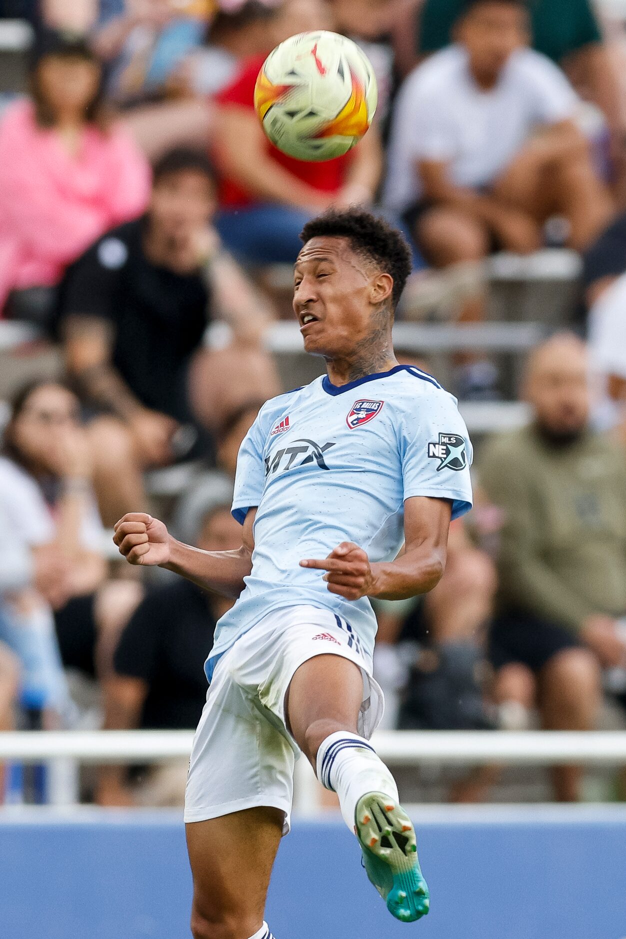 during the second half of a Dallas Cup U19 Super Group match between FC Dallas and Mexico's...