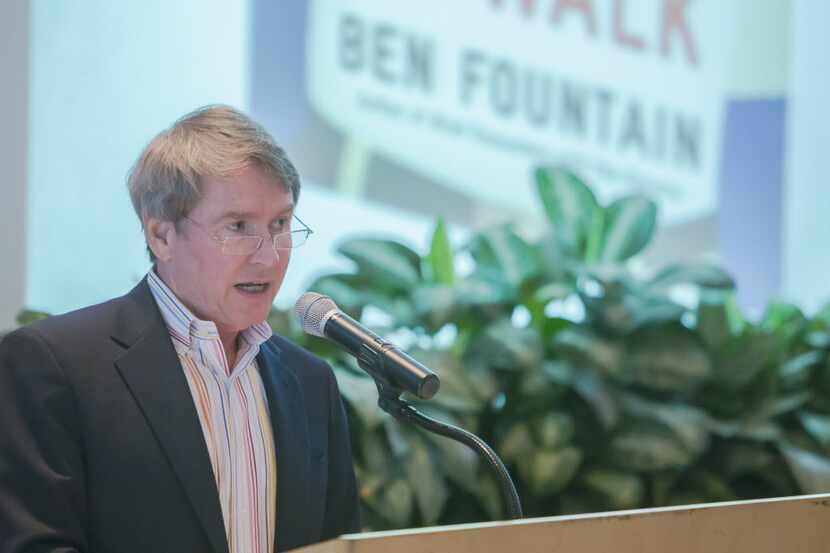 Dallas author Ben Fountain speaks at the Points Summer Book Club event about his book "Billy...