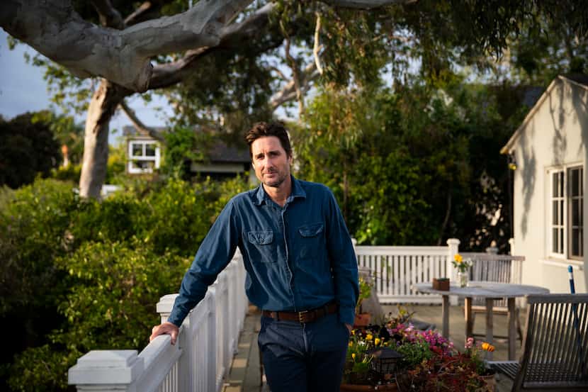 Luke Wilson poses for a portrait at his home in Santa Monica in April.