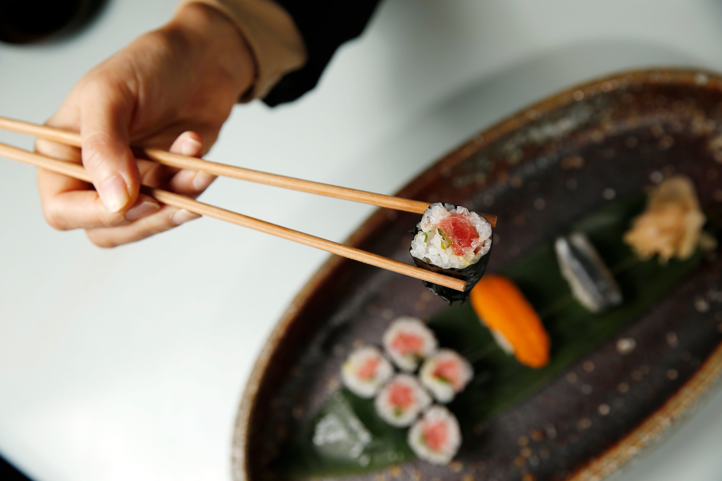 A Toro Roll at Yutaka Sushi Bistro in Dallas, Texas November 7, 2015.