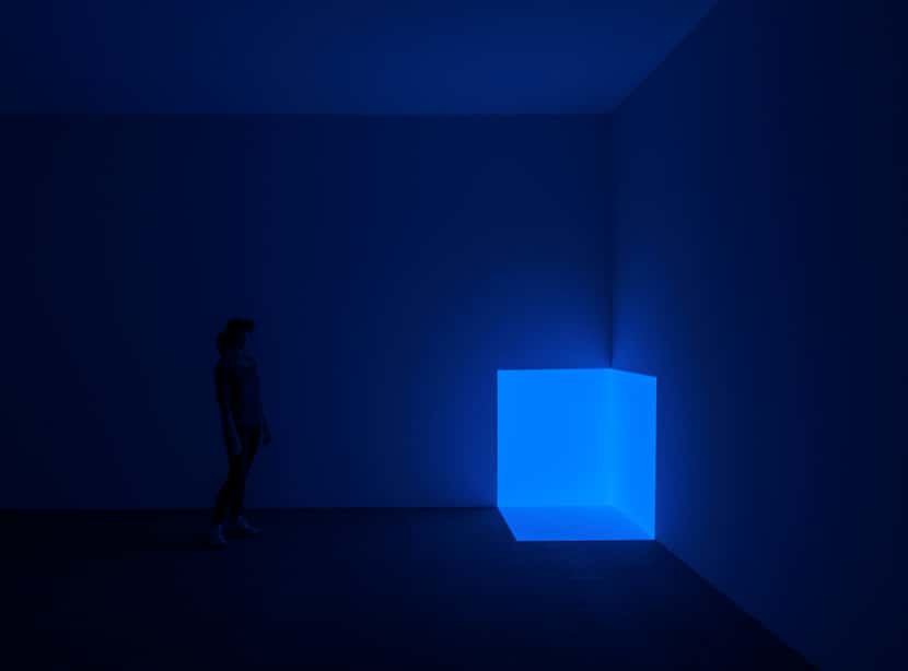 “Squat Blue” (1968) from the “Projection Series” is an example of some of James Turrell’s...