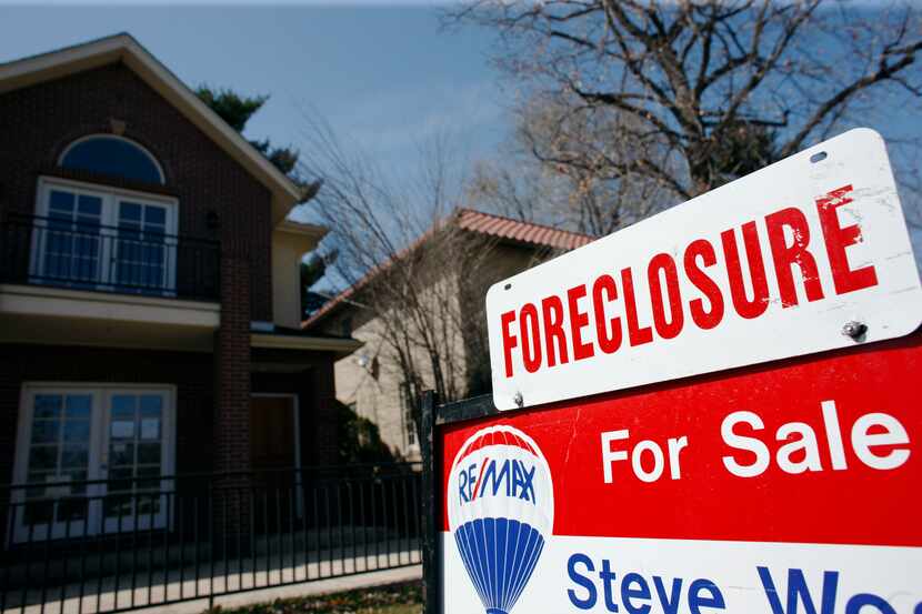 Dallas-area foreclosures are way down due to the coronavirus pandemic, but two North Texas...
