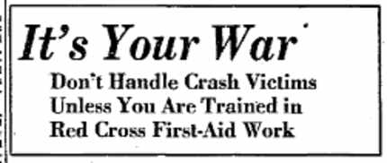 Headline from Jan. 7, 1942.