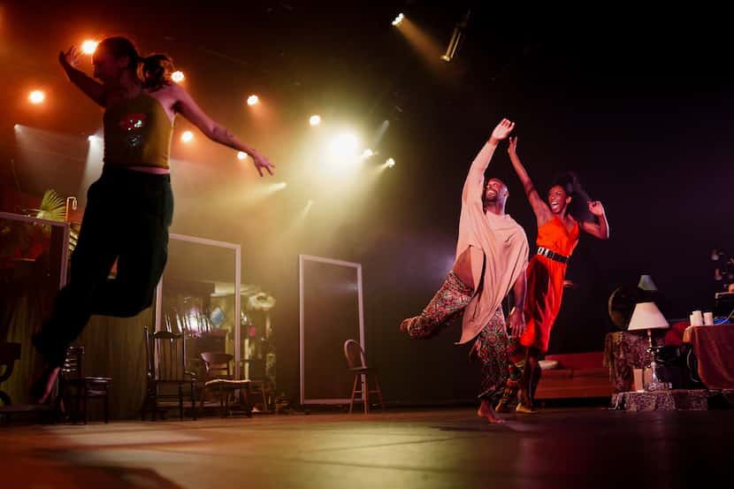 Dancers from Agora Artists perform on stage.