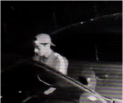 Surveillance footage of the suspect