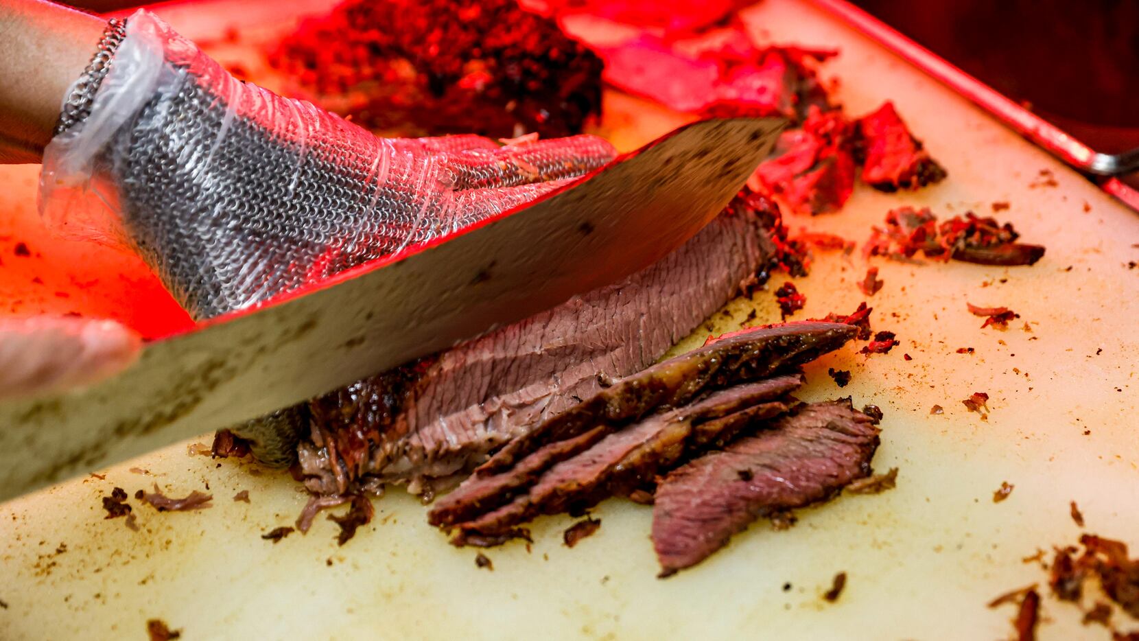 The most popular order at Sonny Bryan's Smokehouse is a chopped brisket sandwich. The...