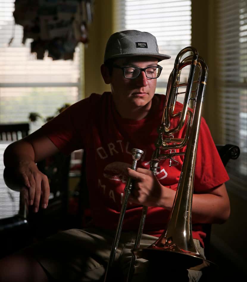 Beau Ballard, 17, a junior at Aledo High School, is one of more than 50 local high school...