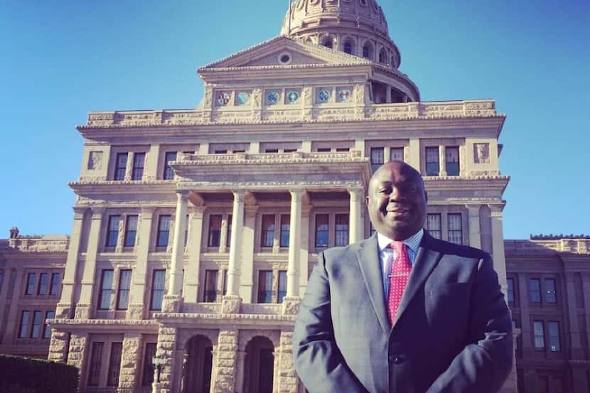 Chris Howell of Chris Howell Communications, at the Texas Capitol