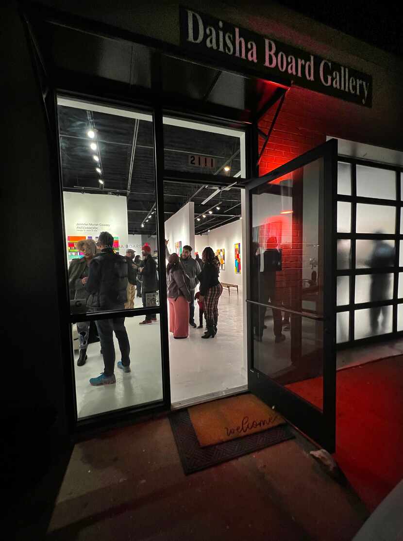 Daisha Board Gallery was abuzz with local art enthusiasts on the opening night of artist...