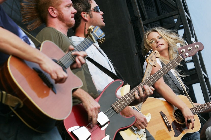 Miranda Lambert (right) performed at the Texas State Fair on Oct. 14, 2007. At that point,...