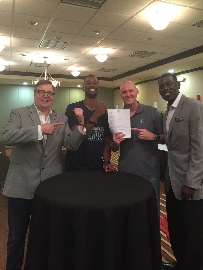 Harrison Barnes was handcuffed by the Mavericks to ensure there would be no DeAndre Jordan...