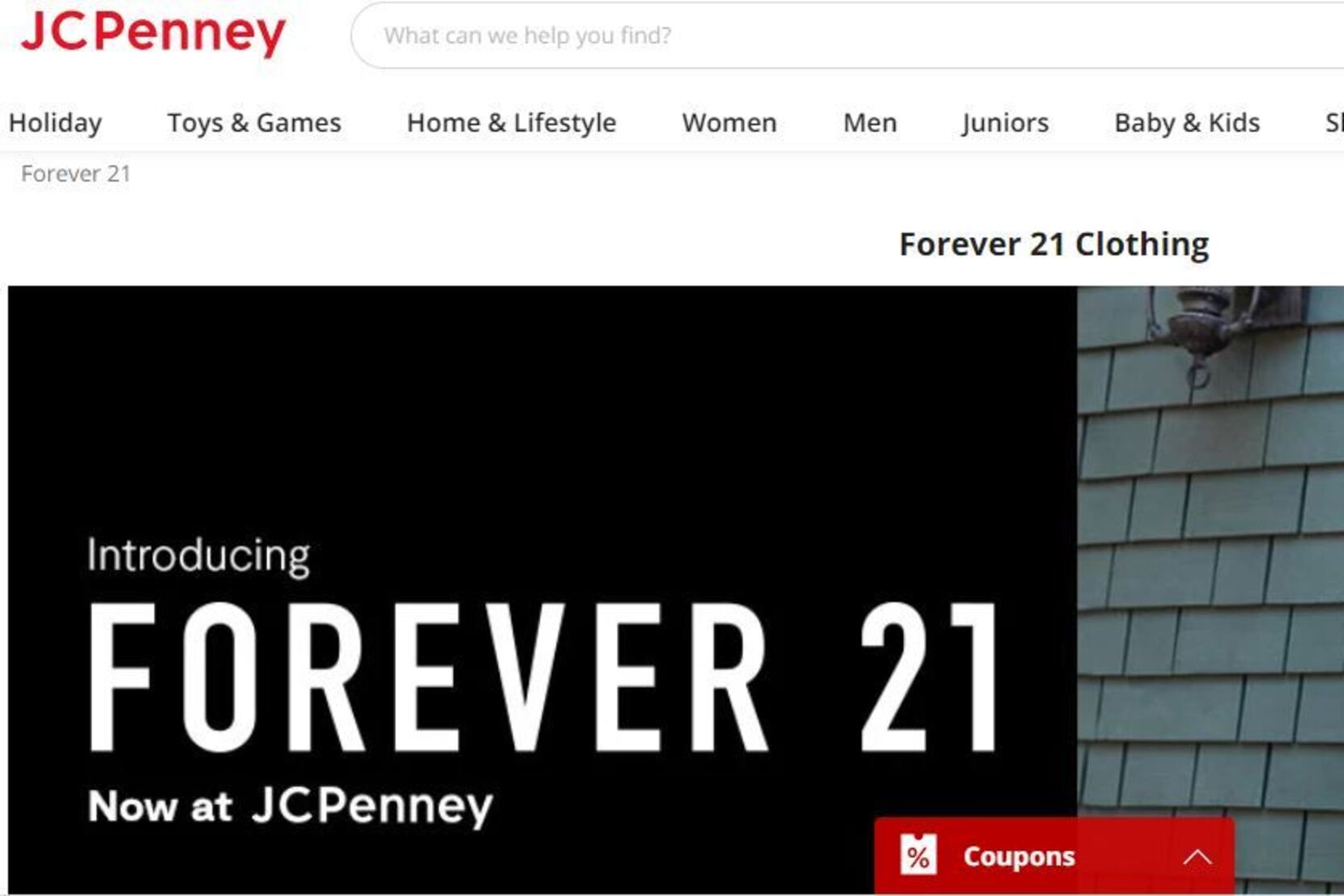What's Forever 21 doing inside J.C. Penney?