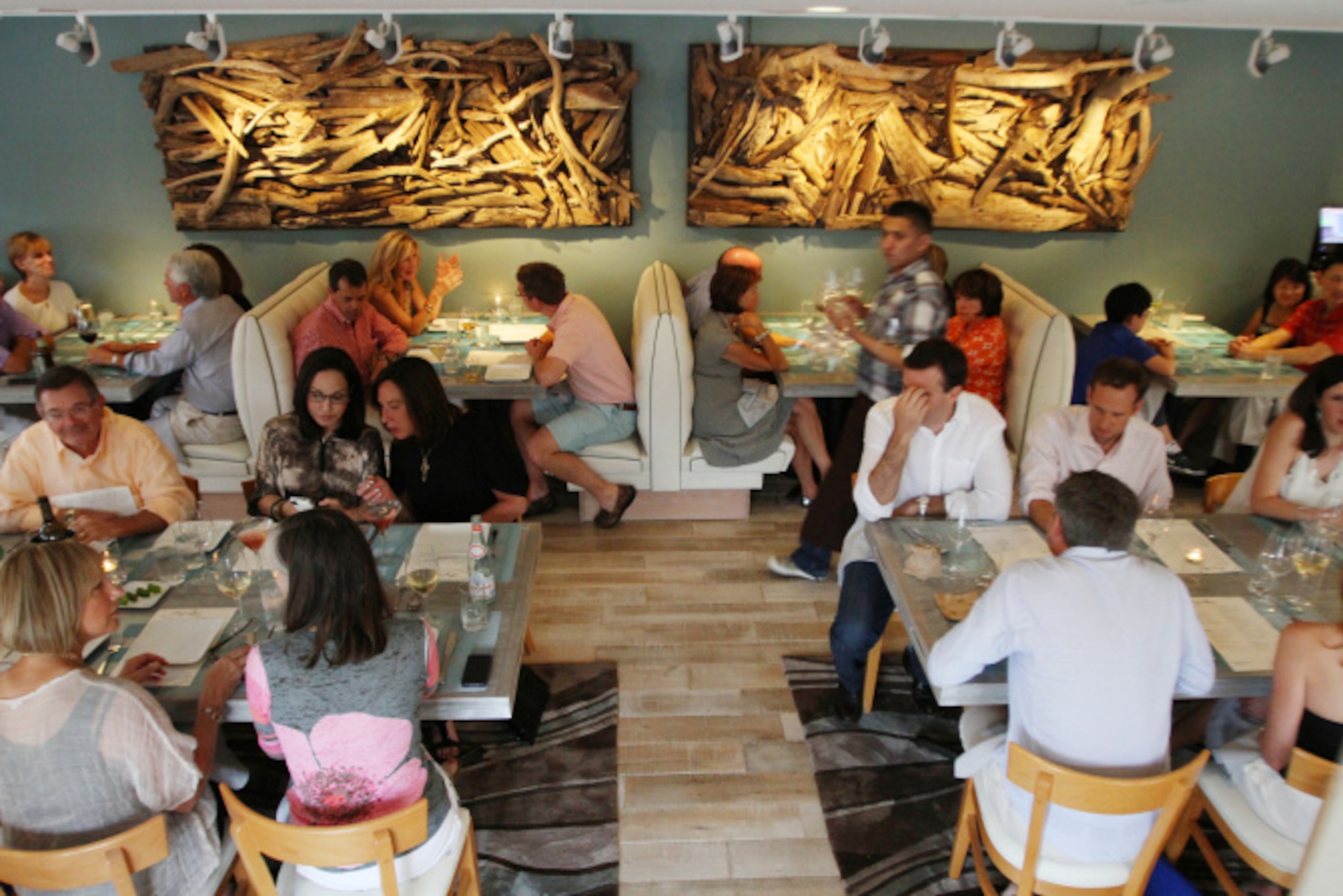 DRIFTWOOD: With the debut of their lovely Oak Cliff dining room, Driftwood, in the spring,...