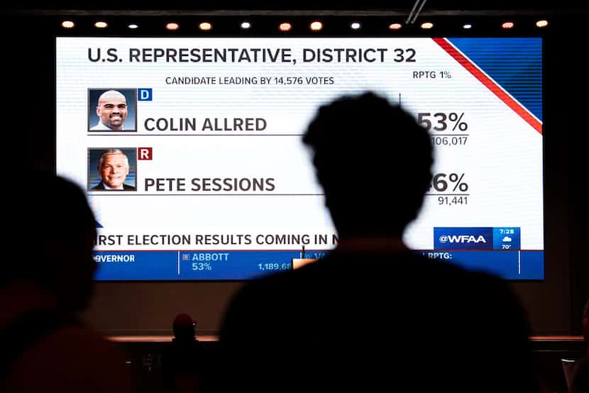 The battle between Pete Sessions and Colin Allred was one of the marquee House races in the...