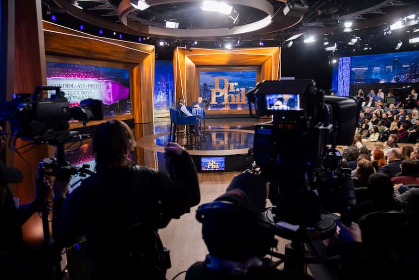 Phil McGraw, better known as Dr. Phil, during the taping of his ‘Dr. Phil Primetime’ show at...