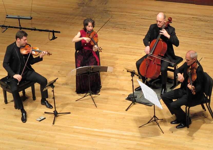 The Cuarteto Casals performs Mozart's "Hunt" String Quartet, in B-flat major, K. 458, on...