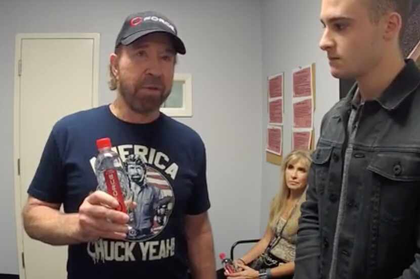 See Chuck Norris talk to GuideLive at Texas Motor Speedway in Fort Worth.