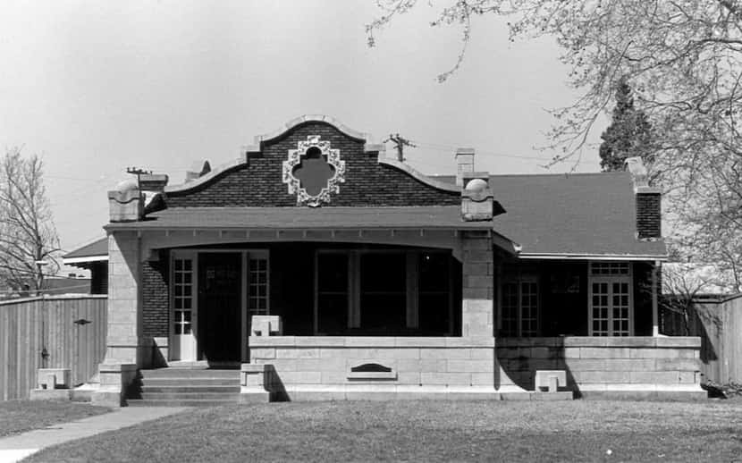 An undated photo of the Bianchi House (4503 Reiger Ave.).