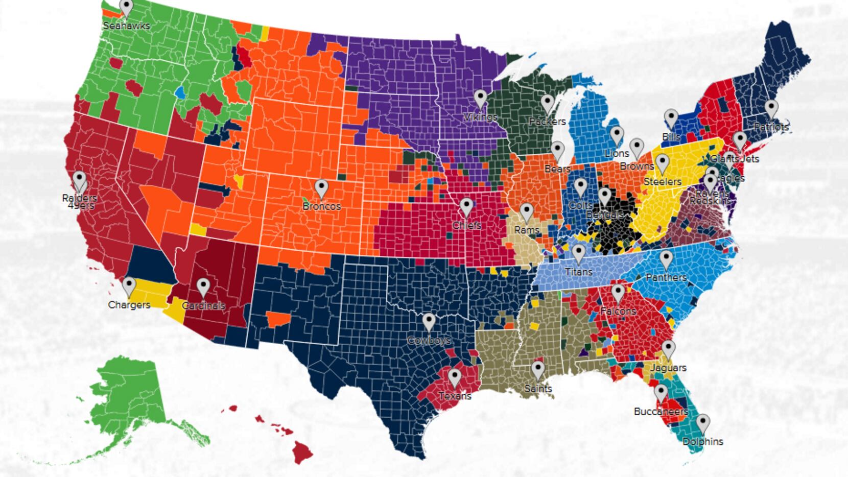 NFL coverage map 2023: TV schedule for Week 4