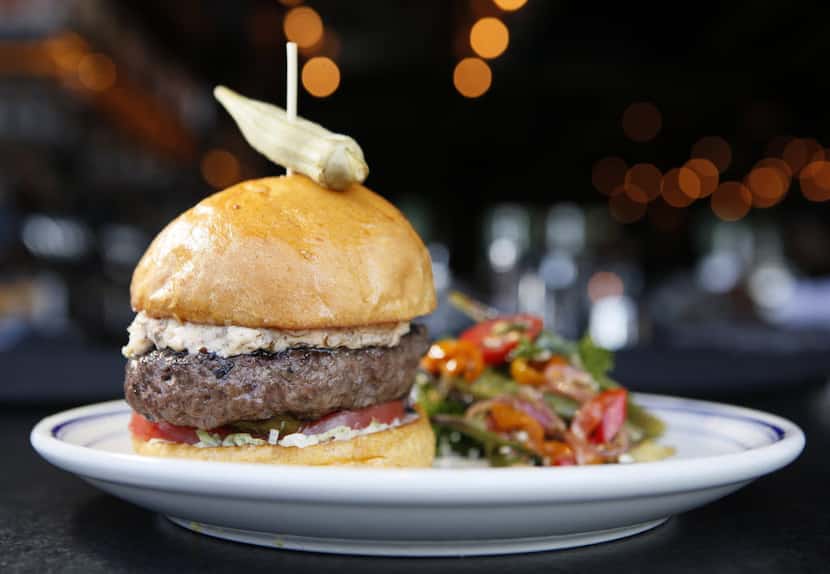 A burger at Ida Claire in Addison. Ben Torres/Special Contributor