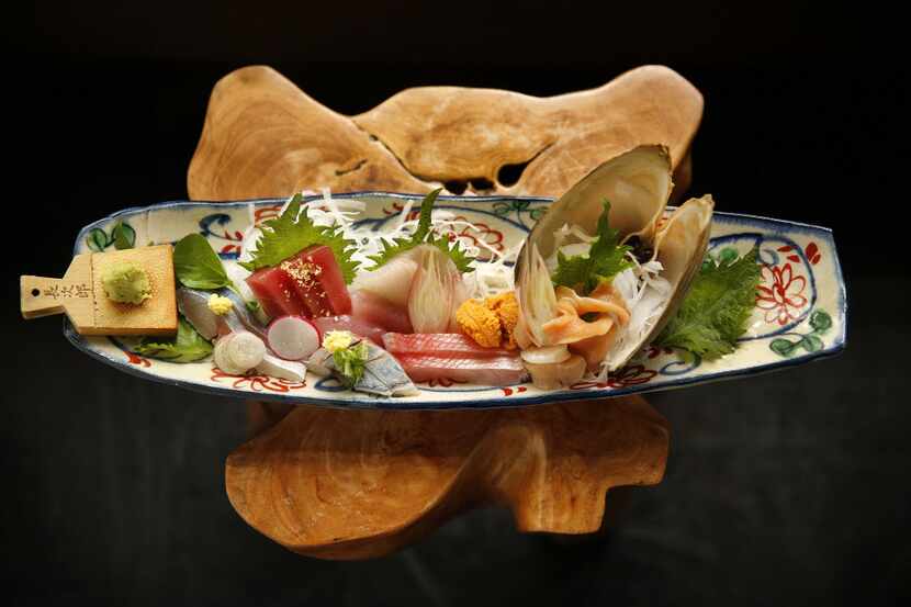 Assorted sashimi at Tei-An. Chef-owner Teiichi Sakurai opened the One Arts Plaza restaurant...