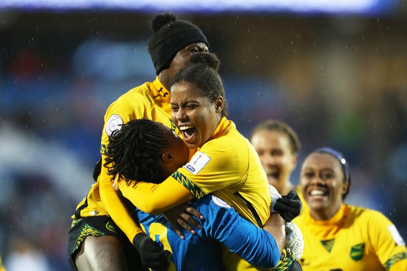 Jamaica celebra su pase al Mundial. Foto de Omar Vega para Al Día