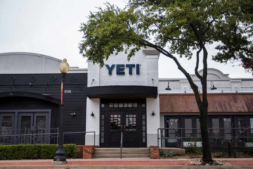 The exterior of a new Yeti store on Knox St. in Dallas. The grand opening will be this...