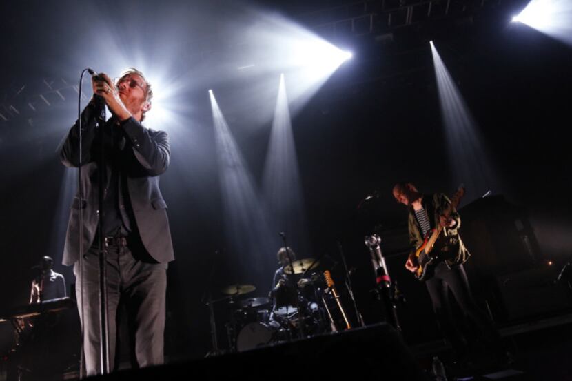 Matt Berninger filled South Side Ballroom with his gorgeous, mournful baritone  during the...
